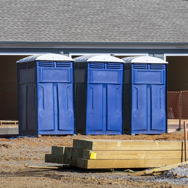 can i rent portable restrooms for both indoor and outdoor events in New Denmark